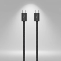Kabel Data Tipe-C USB4.0 TB4 240W 40Gbps 8K60Hz untuk Transmisi Data Berkecepatan Tinggi