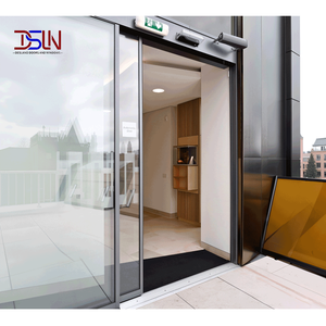 Système d'entrée commercial moderne en verre pour vitrine, à rupture de pont thermique, économe en énergie, insonorisant, pour hall d'hôtel de luxe - Product Image 1