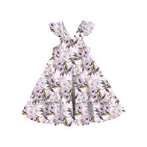 Vestido Casual para Niñas BQ-542-WXI, Vestidos de Verano sin Mangas con Volantes para Fiestas Infantiles - Product Image 5