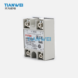 SSR-10DD 100% New and Original <strong>Taiwan</strong> FOTEK 4~32VDC 12mA Single Phase Solid State Relay in Stock Now - Product Image 5