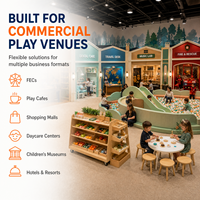 Parc de jeux souple pour enfants avec barrière, aire de jeux musicale, piscine à balles et toboggan, conforme à la norme ASTM, pour projets de centres commerciaux et de parcs d'attractions pour enfants (FEC)