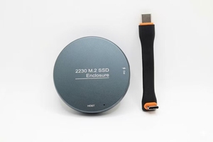 2230 M.2 NVMe SSD Behuizing Ronde Aluminium-Portable USB-C 10Gbps Externe SSD Case 256GB/512GB/1TB - Product Image 3