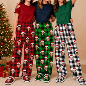 Pantalones <span class=keywords><strong>de</strong></span> Pijama con Estampado Personalizado, Ropa <span class=keywords><strong>de</strong></span> Dormir, Pantalones <span class=keywords><strong>de</strong></span> Pijama con Estampado Completo, Pantalones <span class=keywords><strong>de</strong></span> Pijama Personalizados con Cara <span class=keywords><strong>de</strong></span> Mascota, <span class=keywords><strong>Pijamas</strong></span> Navideños - Product Image 1
