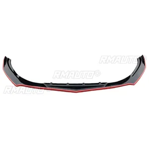 For Hyudai Lafesta Body Kit Front Bumper Splitter Glossy <b>Black</b> <b>Combat</b> Style Front Bumper Spoiler Diffuser Car Accessories - Product Image 6