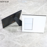 MDFSUB Cadre photo de table moderne pliable en bois MDF à sublimation de 8x10 pouces pour impression de bricolage Cadres vierges à sublimation de 9mm/12mm/15mm pour la maison