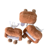 En gros, Pendentif en peluche et porte-clés personnalisable en forme de lingot, série Fleur de cerisier, motif dessin animé, avec fonction musicale, pour enfants, cadeau de récompense