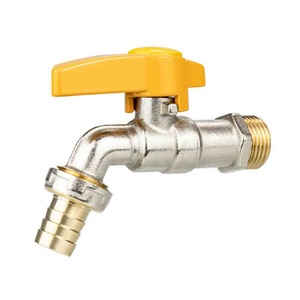 Robinet d'extérieur anti-gel 1/2 pouce, adaptateur de raccord de tuyau d'arrosage, connecteur de réservoir d'eau IBC, robinet de puisard fileté en laiton - Product Image 1