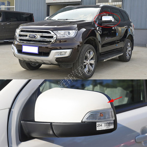 Ford Rearview <b>Mirror</b> Covers <b>Plastic</b> Full Set Spherical <b>Mirror</b> 12V 3M Tape Installation - Product Image 5
