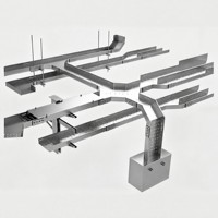 Goulotte de câblage métallique perforée pré-galvanisée sur mesure pour le support de câbles intérieur et extérieur