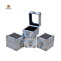 Mini Portable Vitrine En Aluminium Avec Serrure En Métal