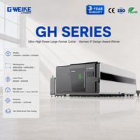 Machine de découpe laser à fibre CNC haute efficacité G.Weike LF3015GH 2026 avec refroidissement par eau et rails de guidage HIWIN pour tôles métalliques AI/LAS