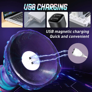 Fantasía 10 modos grueso Anal G-Spot estimulación consolador gran simulación monstruo alienígena vibrador para parejas sexuales masculinas - Product Image 3