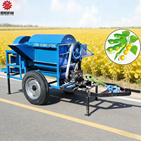 Batteuse multifonctionnelle 15 CV à moteur diesel pour riz, blé, maïs, soja et sorgho, facilement déplaçable