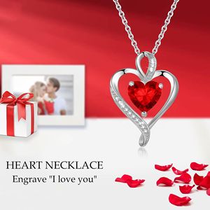 Collar con Colgante de Corazón Infinito y Doce Piedras del Zodíaco, Cadena Elegante, Éxito de Ventas Transfronterizo para Sitios Independientes - Product Image 2