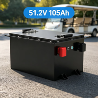 Batterie LiFePO4 48V 105Ah Delong en gros – Pack d'alimentation de remplacement standard pour grandes voiturettes de golf