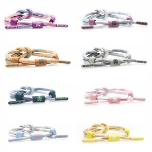 Benutzer definierte Schnürsenkel Armband Hand gefertigte Seil Geflochtene Hockey Sport verstellbare Armbänder mit Schnürsenkel - Product Image 2