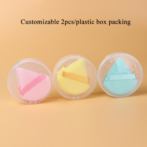 Nhà Máy Bán Hàng Trực Tiếp Mặt Mềm Bông Tam Giác Bột Phun Ướt Và Khô Trang Điểm Phun Nhung Vẻ Đẹp Miếng Bọt Biển - Product Image 4