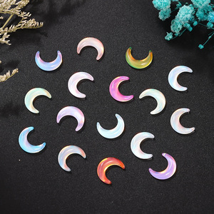คริสตัลแก้วทรงแบน 9x11 มม. สีรุ้ง สำหรับตกแต่งเล็บ DIY และเครื่องประดับ - Product Image 2