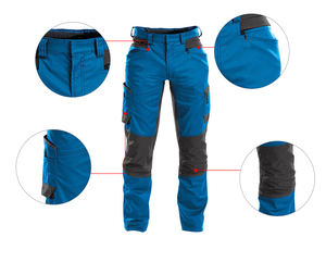 व्यक्तिगत वर्कवियर वर्दी कार्गो पैंट मल्टी-जेबर्स-घुटने के पैड पुरुष काम पैंट - Product Image 5