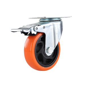 Tùy CHỈNH 80kg 100kg 128kg 138kg thép Caster bánh xe công nghiệp xe đẩy 2.5 <span class=keywords><strong>3</strong></span> 4 5 inch xoay Castor bánh xe - Product Image 1