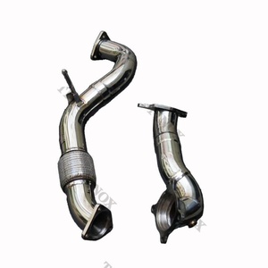 ท่อไอเสียด้านหลังแบบ CAT ปรับแต่งไทเทเนียมประสิทธิภาพสูงสำหรับ Honda Civic Type-R FK8 downpipe - Product Image 3