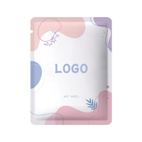Lingettes hygiéniques individuelles pour femmes, personnalisables avec logo, lingettes nettoyantes intimes jetables à faible MOQ, lingettes personnelles pour femmes