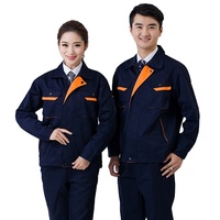 Veste de travail en coton à manches longues, col chemise, pour uniforme professionnel, vente en gros, livraison rapide, coloris variés