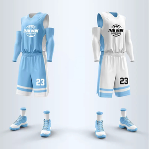 Basketball anzug Herren maßge schneiderte Sommers port mannschaft Uniform Trainings trikots schnell trocknende n Weste - Product Image 2