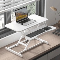 Bureau debout, table de travail relevable, bureau d'ordinateur, table pliante, bureau pneumatique, table surélevée pour ordinateur portable