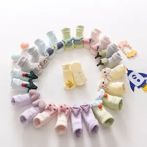 Cartoon Animal Non-slip Newborn Baby Floor Socks Multicolor Cotton Toddler Sock Shoe