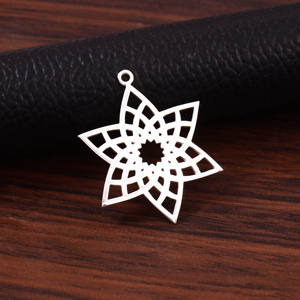 Handmade Sterling Silver Lotus Flower Mandala Pendant Factory Direct Fashion <b>Necklaces</b> & Charms Wholesale Dropshipping - Product Image 6