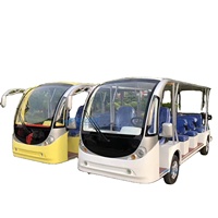 Furgoneta/Autobús Eléctrico de Pasajeros para Ciudad, 72V 100AH, con Batería, 14 Asientos, 30km/h