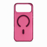 Étui de téléphone magnétique de luxe transparent en PC avec chargement magnétique, coque rigide anti-jaunissement, antichoc pour 18 Pro Max