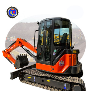 Excavatrice sur chenilles hydraulique Hitachi ZX50U d'occasion, 5 tonnes, engin de construction, moteur, boîte de vitesses, roulement, forte puissance de creusement, garantie 1 an - Product Image 1