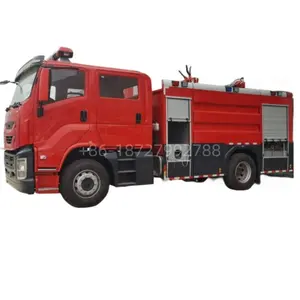 Xe cứu hộ Hướng dẫn sử dụng nước bọt 6x4 LHD sân bay bình nước bơm Bình chữa cháy Đấu Thầu cứu hỏa xe tải Giá xe cứu hỏa