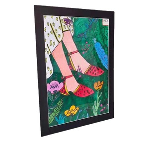 Children's Picture Single-<strong>frame</strong> Simple Mounting Card Paper Picture <strong>Frame</strong> 5 6 7 8 10-inch Photo <strong>Frame</strong> <strong>Certificate</strong> <strong>A4</strong> A3 - Product Image 2