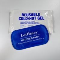 Logo taille personnalisable vente en gros compresse de glace en gel réutilisable HOT & COLD pour fournitures de thérapie de réadaptation