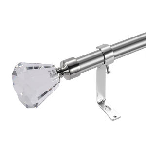 Accessoires d'extrémités <span class=keywords><strong>de</strong></span> tige <span class=keywords><strong>de</strong></span> rideaux <span class=keywords><strong>de</strong></span> Chine <span class=keywords><strong>de</strong></span> qualité bon marché <span class=keywords><strong>Original</strong></span> cristal rond rideaux <span class=keywords><strong>de</strong></span> fenêtre ensemble <span class=keywords><strong>de</strong></span> tringle à rideau pôle réglable - Product Image 5