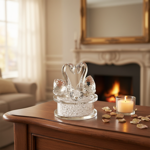 Cigni di Vetro: Eleganti Decorazioni in Cristallo (Scatola Non Inclusa) - Product Image 3