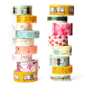 Vograce tùy chỉnh <span class=keywords><strong>Washi</strong></span> băng 3mm Nụ Hôn cắt trang trí tự dính dễ thương Giấy <span class=keywords><strong>Washi</strong></span> Băng - Product Image 5