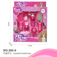 LASIVE TOYS Ensemble de jeu d'imitation pour filles : Princesse, Maquillage et Coiffure, Salon de Beauté