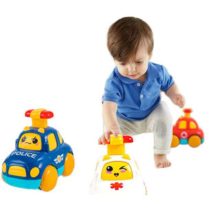 Samtoy-coche pequeño <span class=keywords><strong>de</strong></span> policía <span class=keywords><strong>de</strong></span> prensado, camión <span class=keywords><strong>de</strong></span> <span class=keywords><strong>bomberos</strong></span>, vehículo <span class=keywords><strong>de</strong></span> fricción, Mini coches <span class=keywords><strong>de</strong></span> juguete para niños, 9 Uds. - Product Image 1