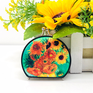 도매 주문을 받아서 만들어진 미니 금속 구조 포켓 거울 양면 휴대용 사용자 정의 로고 판촉 품목 내구성 - Product Image 2