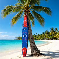 Planche de paddle gonflable de course, nouvelle conception OEM, fabriquée en Chine, pour hommes, lacs et rivières