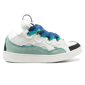 Sneaker Curb Firmata di Lusso da Uomo <span class=keywords><strong>Scarpe</strong></span> da Ginnastica Bianche in Pelle di Vitello con Strisce Elasticizzate <span class=keywords><strong>Scarpe</strong></span> da Corsa per <span class=keywords><strong>Donna</strong></span> - Product Image 6