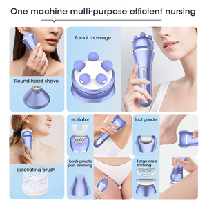 Nouveau rasoir électrique Resuxi 227 pour femme, kit de toilettage 7 en 1, rasoir indolore étanche IPX7 pour le corps, épilateur électrique pour femme - Product Image 5