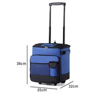 Sac isotherme à roulettes en gros, en stock, grande capacité, pour voiture, pique-nique en extérieur et livraison de repas