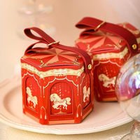 Maßgefertigte Großhandels-Geschenkbox aus Mattlaminiertem UV-Beschichtetem Kunstpapier mit Griff für Schokolade & Kuchen - Hochzeiten & Geburtstagsfeiern
