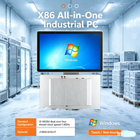 PC industriel tout-en-un RCOMPT avec écran tactile LCD Linux de 13,3 pouces