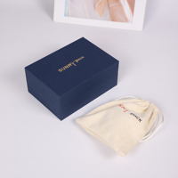 Boîte à bijoux rigide spacieuse SUNNY PACK avec pochette assortie, grand coffret de rangement pour montres et bijoux avec sac